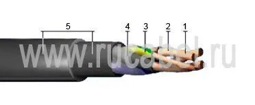 Кабель КГОТ 3х16+1x6