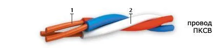 Кабель ПКСВ 2х0,40