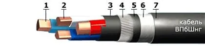 Кабель ВПбШвнг 5х16