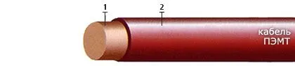 Кабель ПЭМТ 0,75